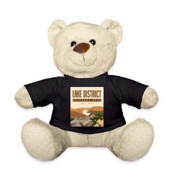 Lake District National Park – England - Teddy Bear - black - Front