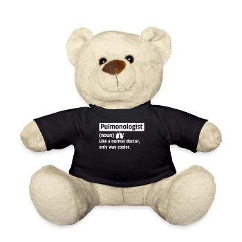 Pneumologe Lustige Definition Peds RT Lungen - Teddy - Schwarz - Vorne
