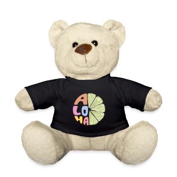 Aloha - Teddy Bear - black - Front