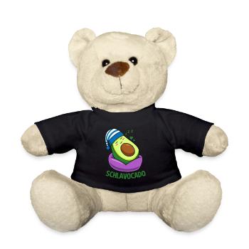 Schlavocado Sleep Outfit Pyjama Avocado Sleep - Nounours - noir - Devant
