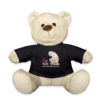 Skorpion Sternzeichen Faultier: Don't Poke The - Teddy - Schwarz - Vorne