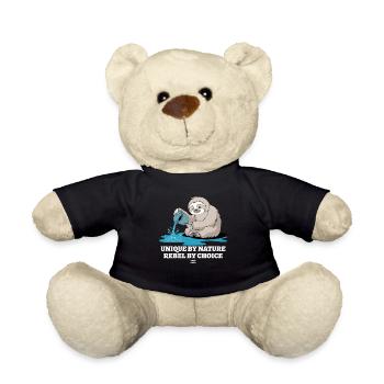 Wassermann-Zodiak Faultier Einzigartig Naturgemäß - Teddy - Schwarz - Vorne