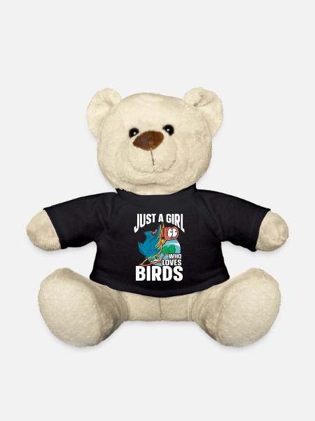 Bird Watching Cute Bird Lover - Teddy - Schwarz