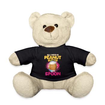 Erdnussbutter - Teddy - Schwarz - Vorne
