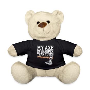 Lancer de hache Cible Pratique Bûcheron Sport - Nounours - noir - Devant