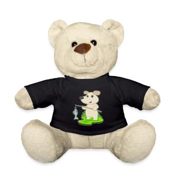 Pêche au poisson Dog Angler - Nounours - noir - Devant