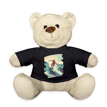 Surfeur - Nounours - noir - Devant