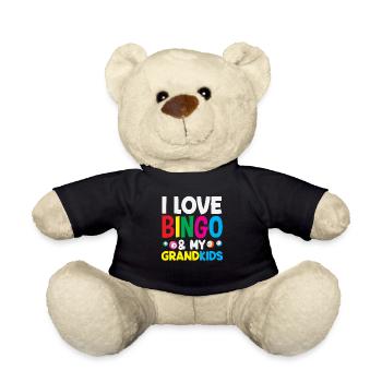 Bingo Players Love Grandchildren - Teddy Bear - black - Front