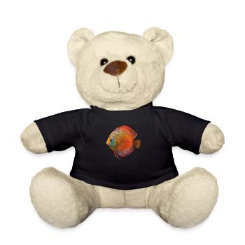 Discus cichlidé Gardien de poissons - Nounours - noir - Devant