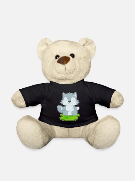 Wolf Yoga Fitness Meditation - Teddy - Schwarz
