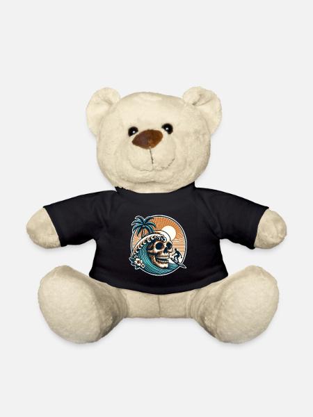 Surfen Surfer skull - Teddy - Schwarz