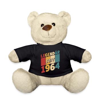 legendär seit 1964 oh mein gott wie funny - Teddy - Schwarz - Vorne