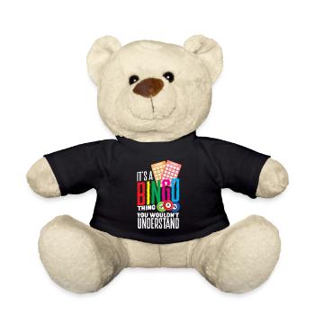 Bingo Ding Du Würdest Es Nicht Verstehen - Teddy - Schwarz - Vorne