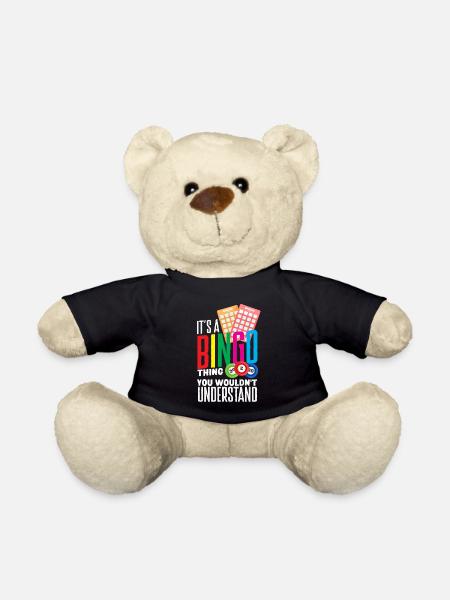 Bingo Ding Du Würdest Es Nicht Verstehen - Teddy - Schwarz