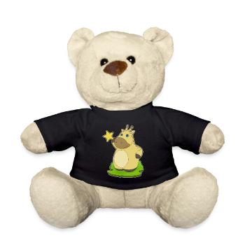 Giraffe Star - Teddy Bear - black - Front