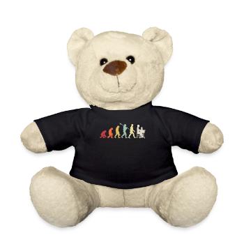 Drôle d’évolution Technologie de l’information informatique - Nounours - noir - Devant
