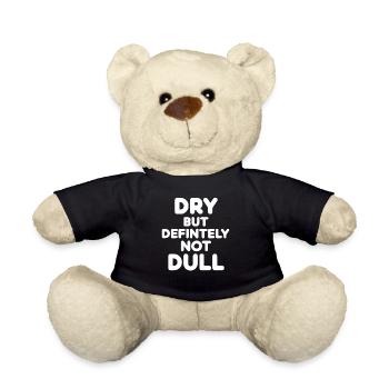Sober Living Recovery Lifestyle Alcohol-free - Teddy - Schwarz - Vorne