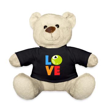 Live Your Bingo Love Today - Teddy Bear - black - Front