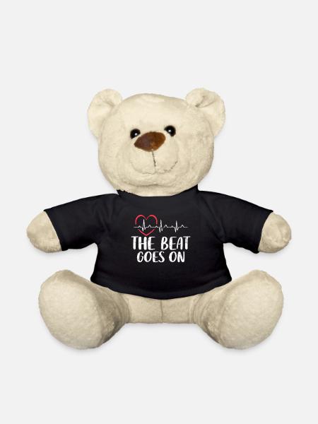 Le rythme continue Drôle RCR Crise cardiaque - Nounours - noir