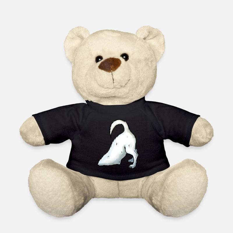 Jack Russel buddelt - Teddy - Schwarz