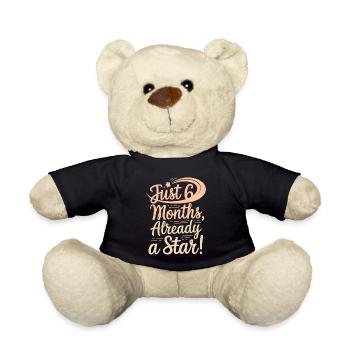 Already a star after six months of half-year-old - Teddy Bear - black - Front