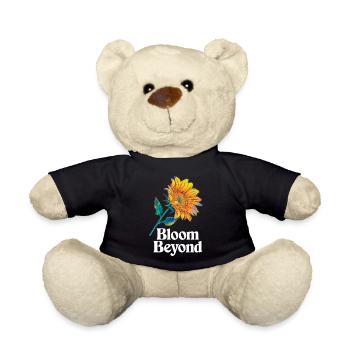 Bloom Beyond Sunflower Design - Teddy - Schwarz - Vorne