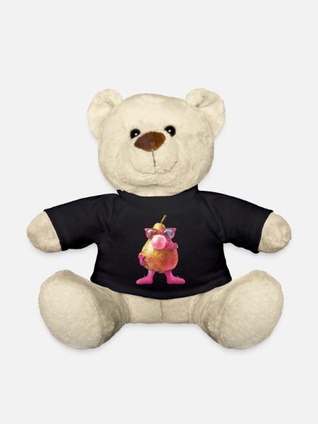 Birne - Teddy - Schwarz