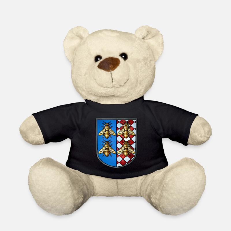 Wappen Bienen - Teddy - Schwarz