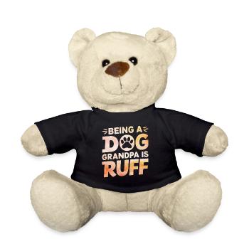 Cadeaux de grand-père chien - Nounours - noir - Devant