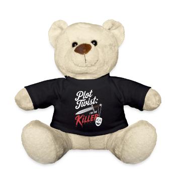 Murder Mystery Dinner Outfit, Party, Crime Scene - Teddy Bear - black - Front