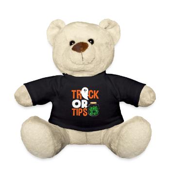 Barman Truc ou astuces Design d’Halloween - Nounours - noir - Devant