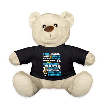 Swimming Shirt - Teddy Bear - black - Front