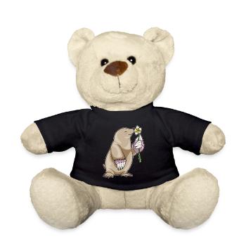 Plumeria taupe - Nounours - noir - Devant
