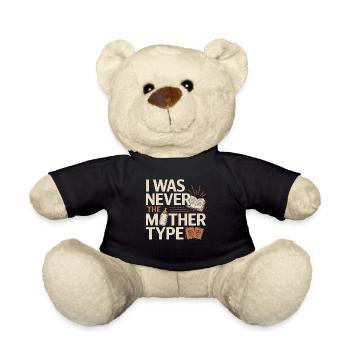 childfree by choice proudly childless - Teddy Bear - black - Front