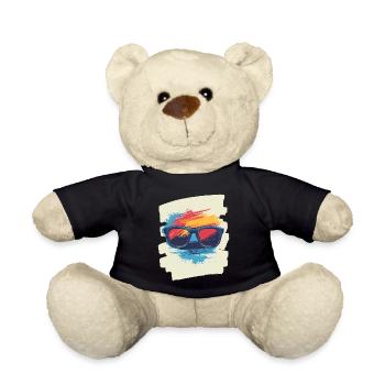 Sunglasses - Teddy Bear - black - Front
