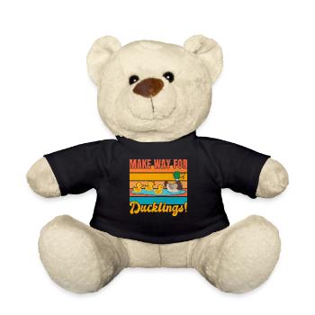 Cadeaux de canard pour les amateurs de canard - Nounours - noir - Devant