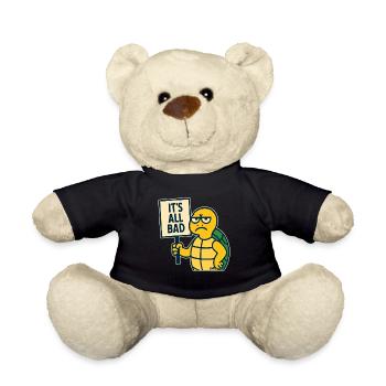 Schlechte Laune Schildkröte: Alles ist schlecht - Teddy - Schwarz - Vorne