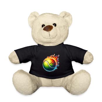 Tennis ball - Teddy Bear - black - Front