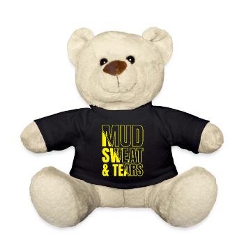 Track And Field Athletes Mud Sweat & Tears - Teddy - Schwarz - Vorne