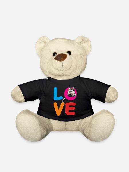 LOVE STECKENPFERD - Teddy - Schwarz