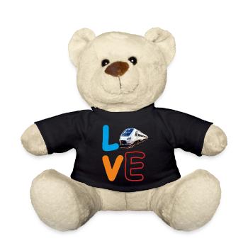 LOVE TRAIN TRAIN - Teddy Bear - black - Front