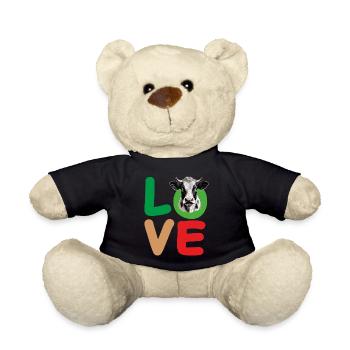 LOVE COW - Teddy Bear - black - Front