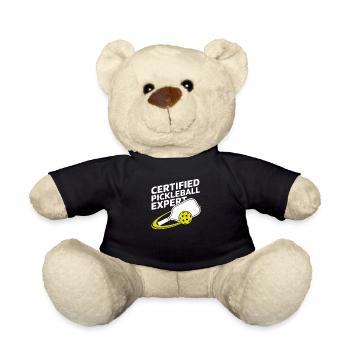 Pickleball Expert Cadeau pour joueur de pickleball - Nounours - noir - Devant