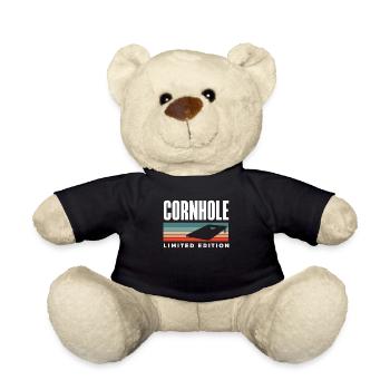 Cornhole Spieler Limited Edition Vintage Style - Teddy - Schwarz - Vorne