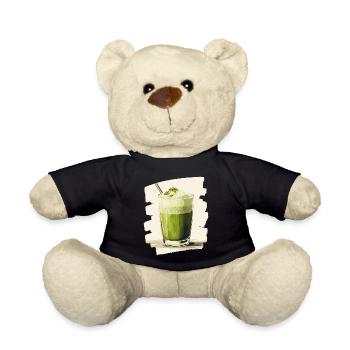 Matcha Latte Lover Thé vert - Nounours - noir - Devant