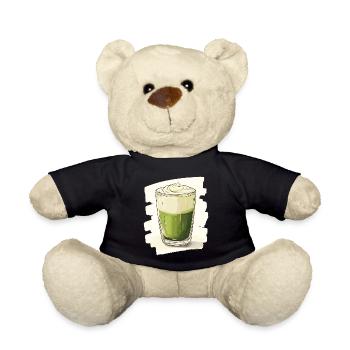 Matcha Latte Lover Thé vert - Nounours - noir - Devant
