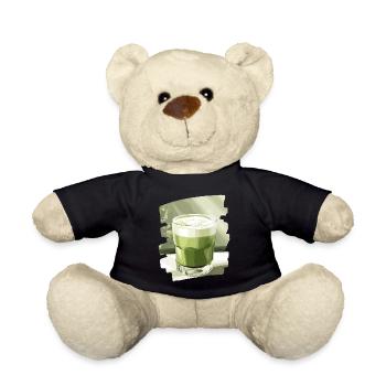 Matcha Latte Lover Thé vert - Nounours - noir - Devant