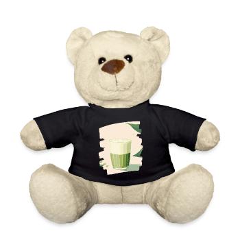Matcha Latte Lover Thé vert - Nounours - noir - Devant
