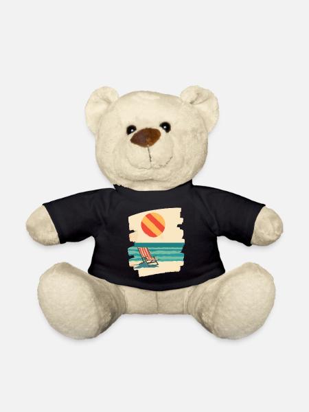 Sommer Sonne Strand - Teddy - Schwarz