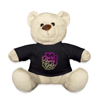 Ibiza Party Girls Holidays - Teddy Bear - black - Front